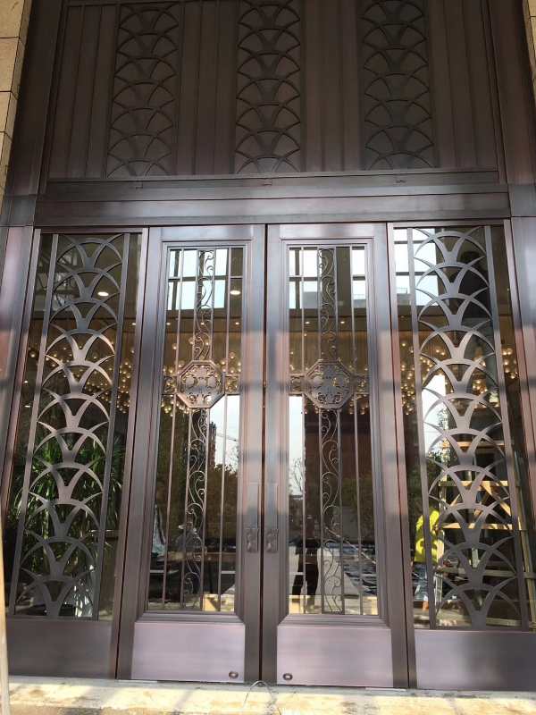 高檔餐廳不銹鋼玻璃大門 高檔餐廳不銹鋼玻璃大門